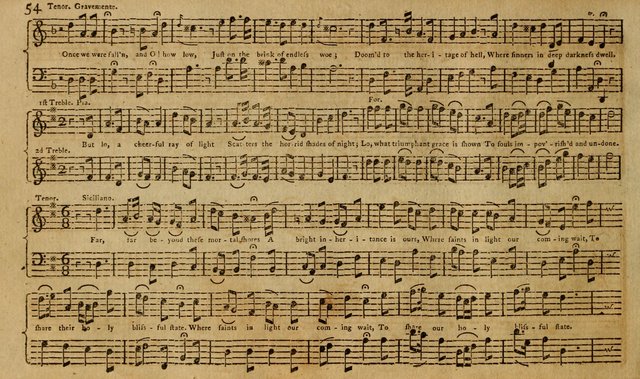 Harmonia Americana: containing a concise introduction to the grounds of music; with a variety of airs, suitable fore divine worship and the use of musical societies; consisting of three and four parts page 59