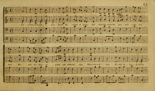 Harmonia Americana: containing a concise introduction to the grounds of music; with a variety of airs, suitable fore divine worship and the use of musical societies; consisting of three and four parts page 98