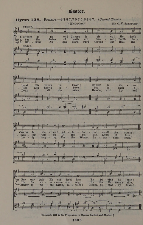 Hymns Ancient and Modern (Standard ed.) page 104