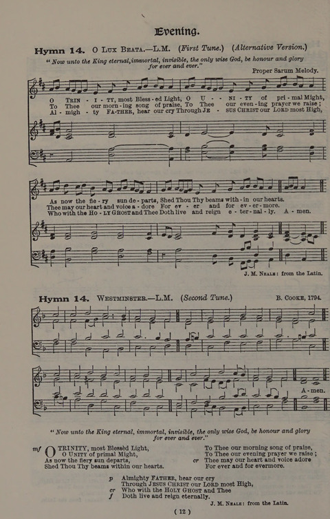 Hymns Ancient and Modern (Standard ed.) page 12