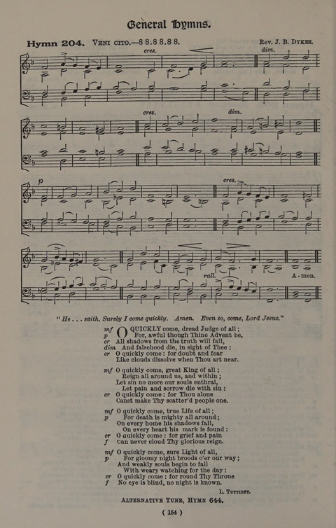 Hymns Ancient and Modern (Standard ed.) page 154