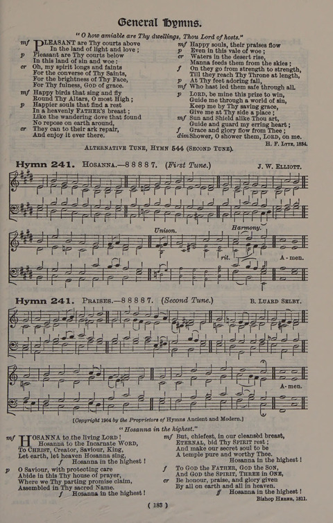 Hymns Ancient and Modern (Standard ed.) page 183