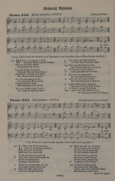 Hymns Ancient and Modern (Standard ed.) page 184