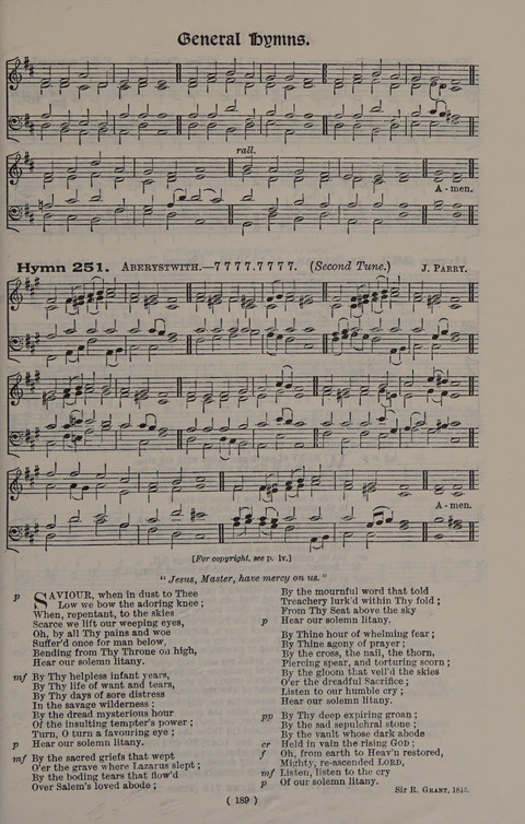 Hymns Ancient and Modern (Standard ed.) page 189