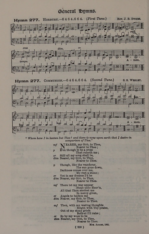 Hymns Ancient and Modern (Standard ed.) page 210