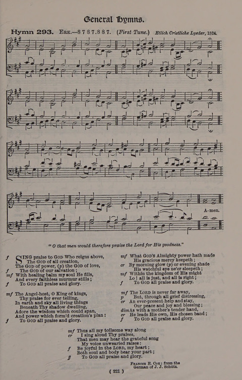 Hymns Ancient and Modern (Standard ed.) page 221