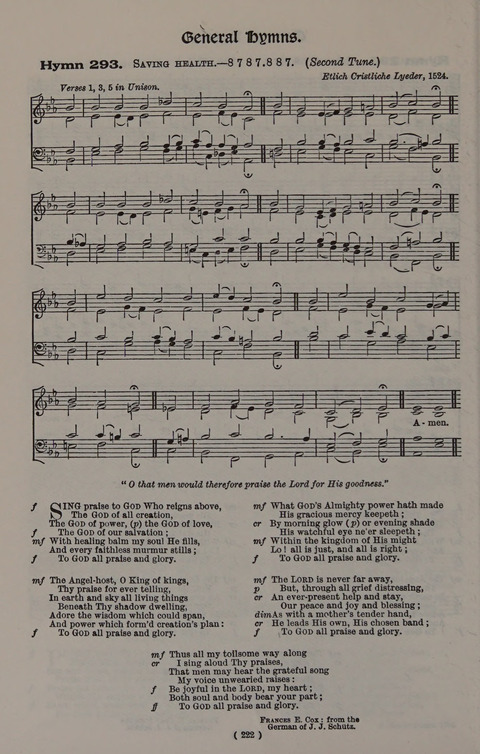 Hymns Ancient and Modern (Standard ed.) page 222