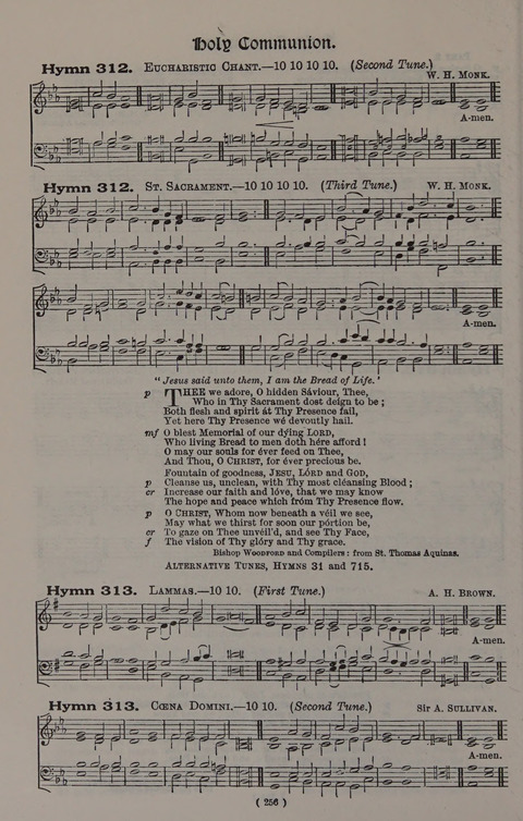 Hymns Ancient and Modern (Standard ed.) page 256