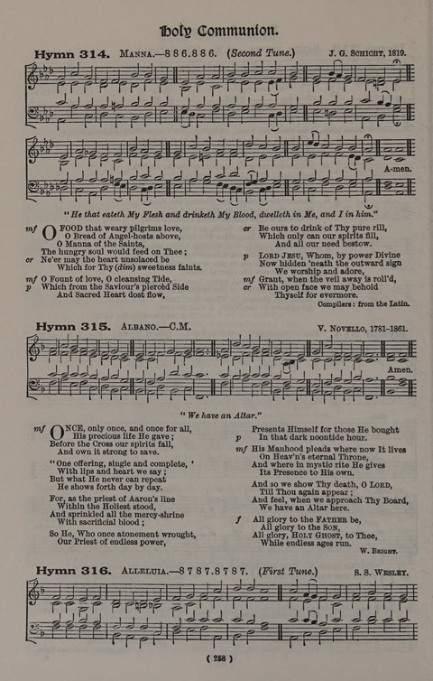 Hymns Ancient and Modern (Standard ed.) page 258