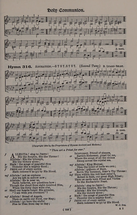 Hymns Ancient and Modern (Standard ed.) page 259