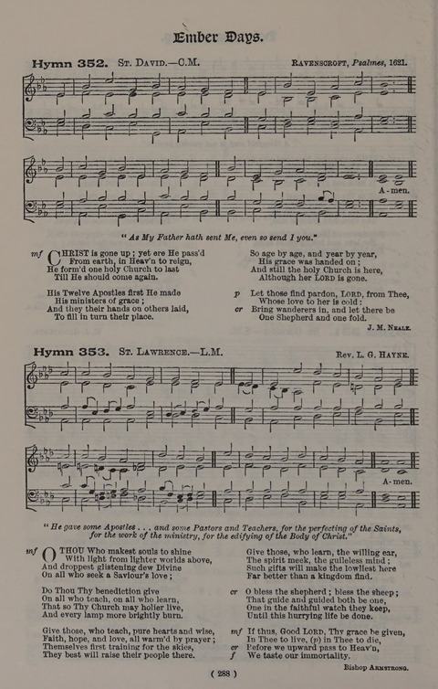 Hymns Ancient and Modern (Standard ed.) page 288