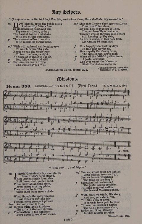 Hymns Ancient and Modern (Standard ed.) page 291