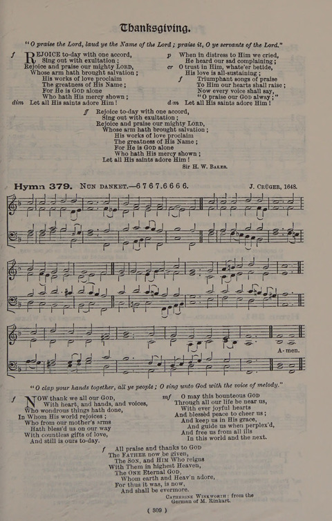 Hymns Ancient and Modern (Standard ed.) page 309