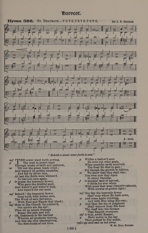 Hymns Ancient and Modern (Standard ed.) page 315