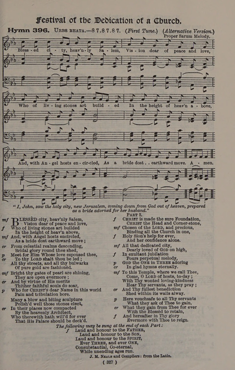 Hymns Ancient and Modern (Standard ed.) page 327