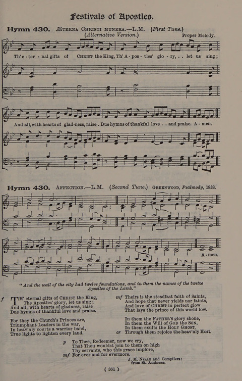 Hymns Ancient and Modern (Standard ed.) page 361