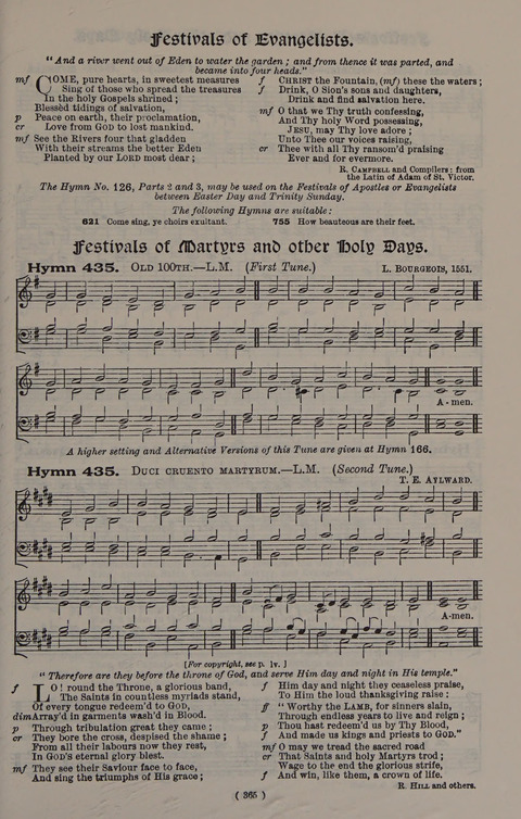 Hymns Ancient and Modern (Standard ed.) page 365