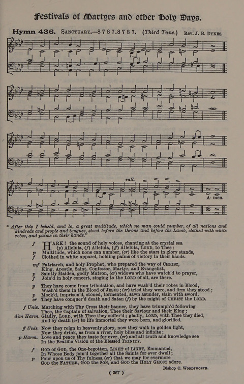 Hymns Ancient and Modern (Standard ed.) page 367