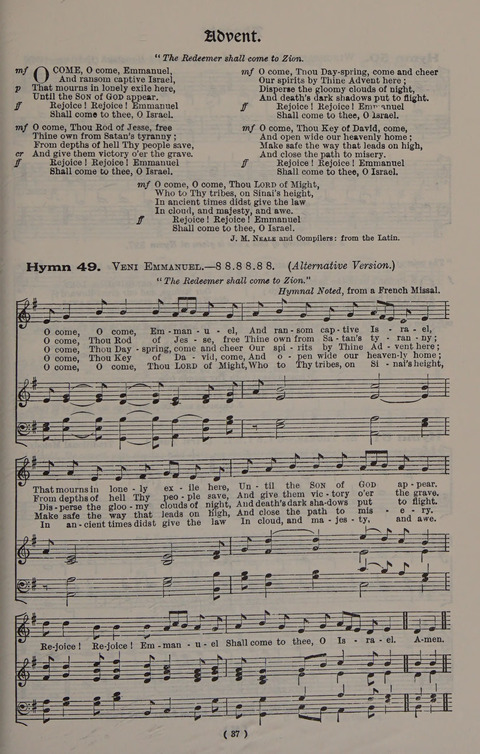 Hymns Ancient and Modern (Standard ed.) page 37