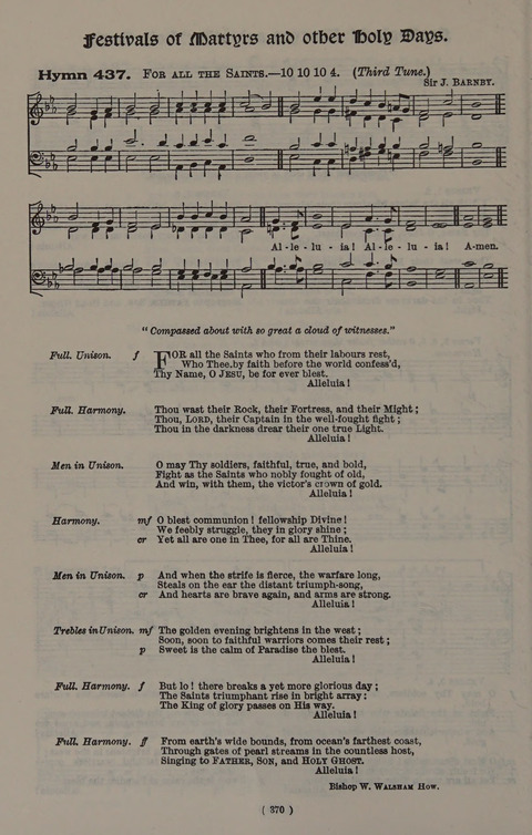 Hymns Ancient and Modern (Standard ed.) page 370