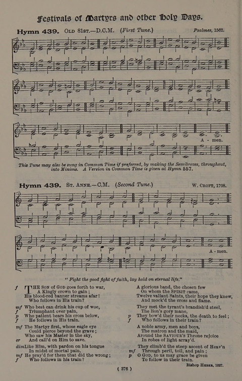 Hymns Ancient and Modern (Standard ed.) page 376