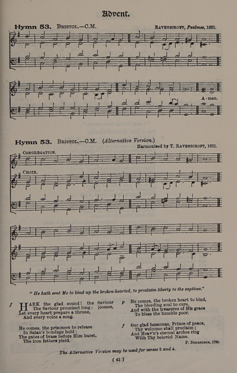 Hymns Ancient and Modern (Standard ed.) page 41