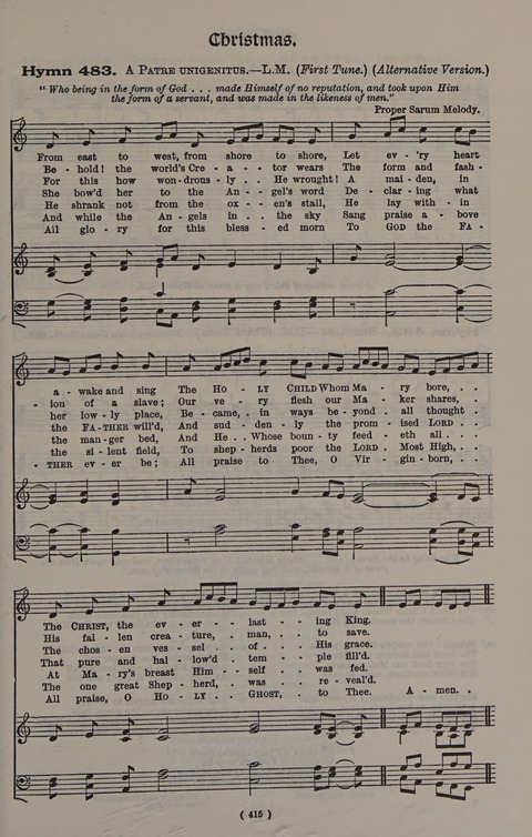 Hymns Ancient and Modern (Standard ed.) page 415