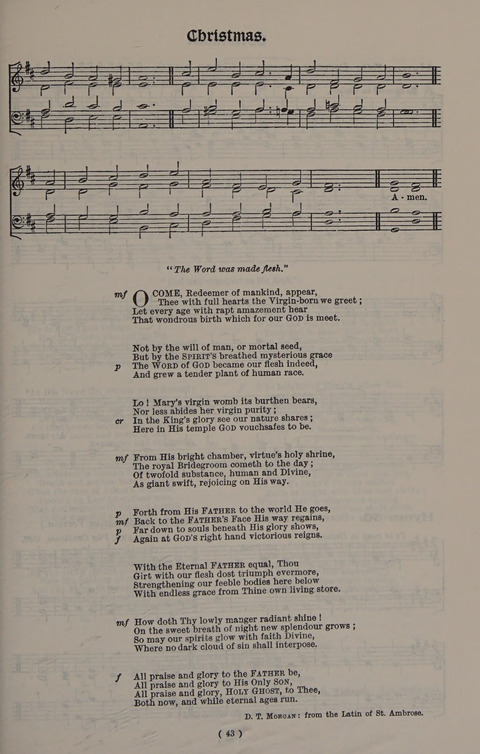 Hymns Ancient and Modern (Standard ed.) page 43