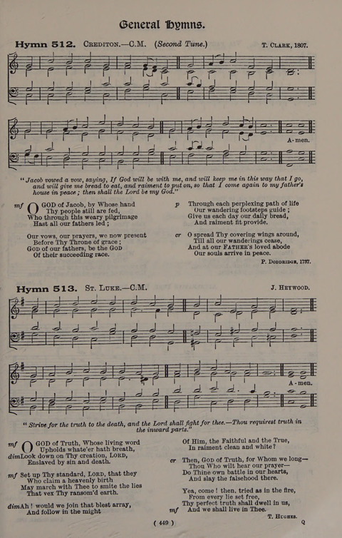 Hymns Ancient and Modern (Standard ed.) page 449