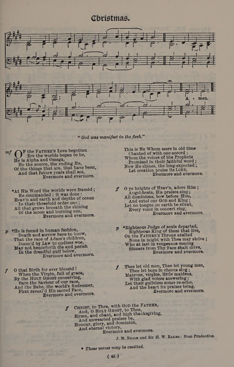 Hymns Ancient and Modern (Standard ed.) page 45