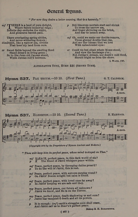 Hymns Ancient and Modern (Standard ed.) page 467