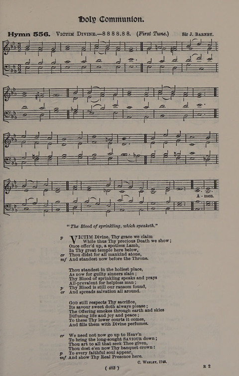 Hymns Ancient and Modern (Standard ed.) page 483