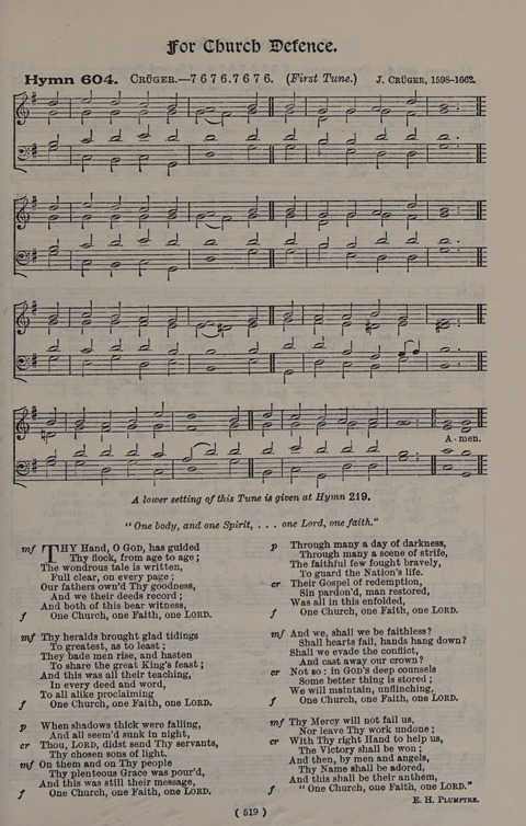 Hymns Ancient and Modern (Standard ed.) page 519