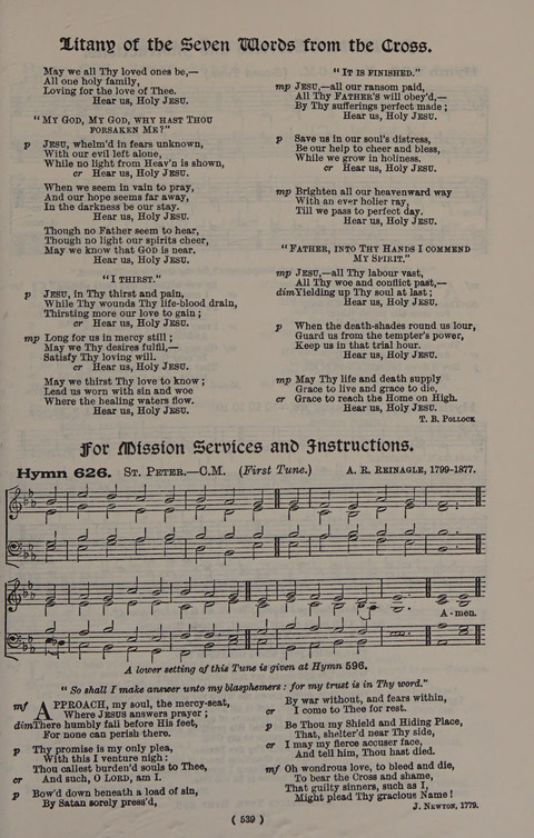 Hymns Ancient and Modern (Standard ed.) page 539