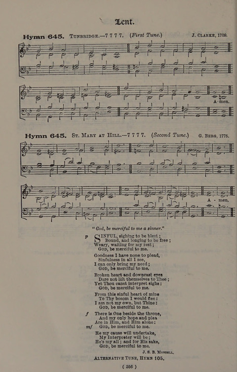 Hymns Ancient and Modern (Standard ed.) page 556