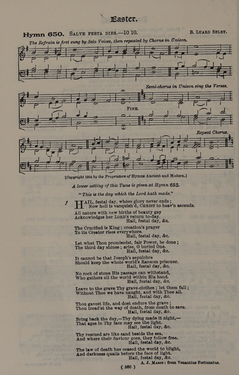 Hymns Ancient and Modern (Standard ed.) page 560