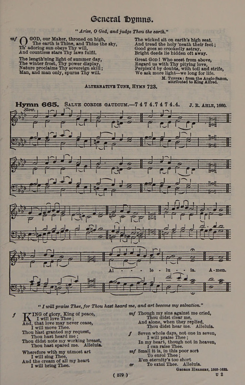 Hymns Ancient and Modern (Standard ed.) page 579