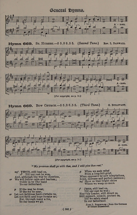 Hymns Ancient and Modern (Standard ed.) page 583