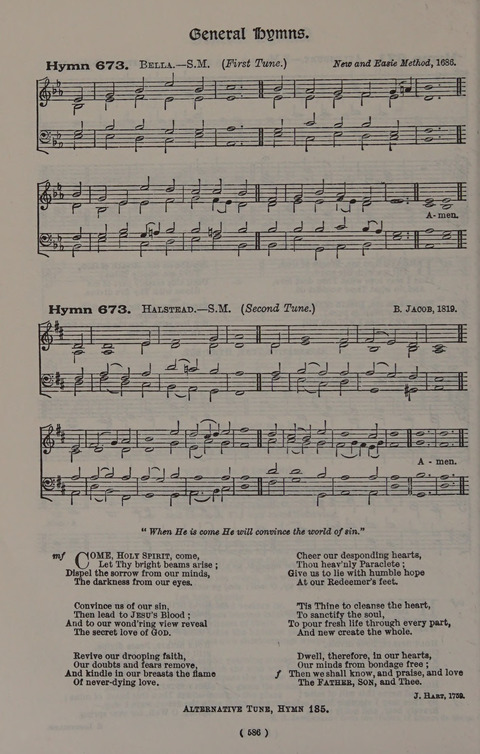 Hymns Ancient and Modern (Standard ed.) page 586