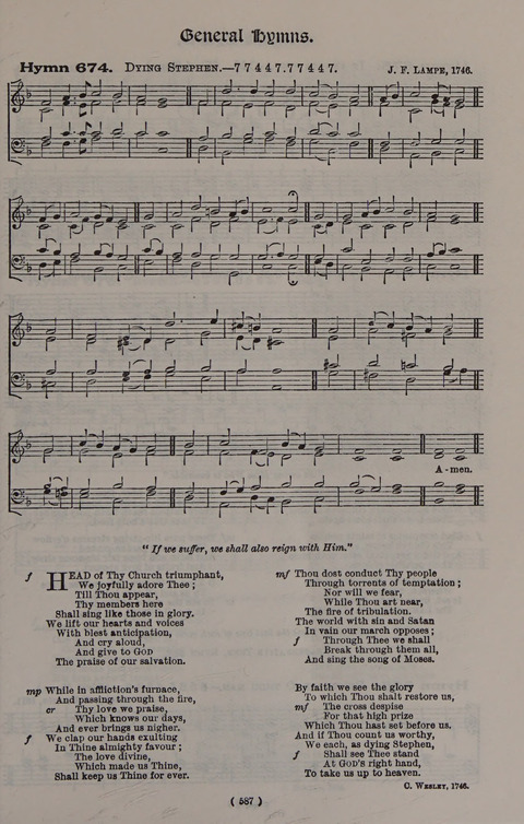 Hymns Ancient and Modern (Standard ed.) page 587