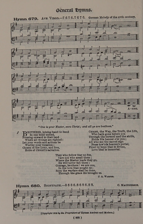 Hymns Ancient and Modern (Standard ed.) page 592