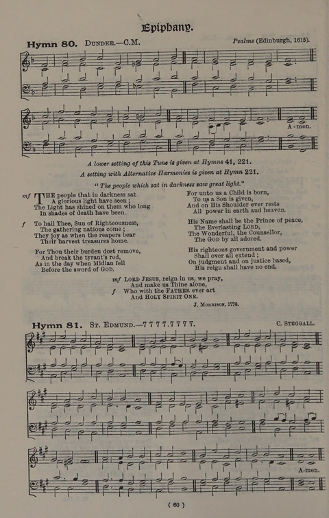 Hymns Ancient and Modern (Standard ed.) page 60