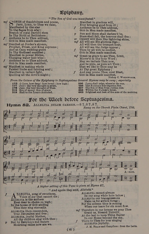 Hymns Ancient and Modern (Standard ed.) page 61