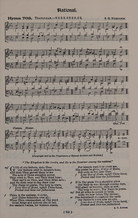 Hymns Ancient and Modern (Standard ed.) page 615