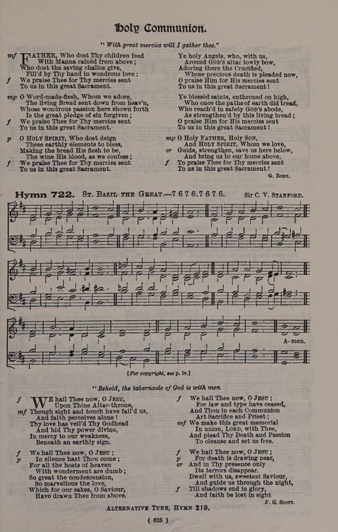 Hymns Ancient and Modern (Standard ed.) page 625