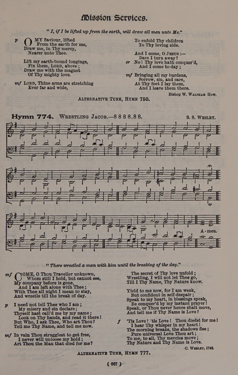 Hymns Ancient and Modern (Standard ed.) page 667