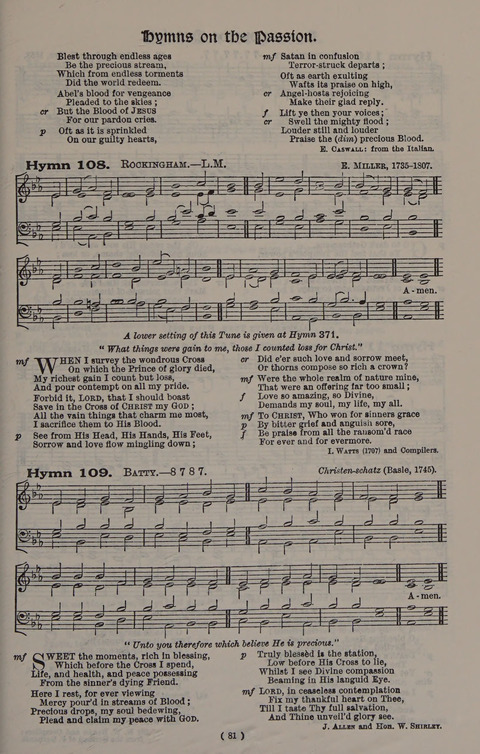 Hymns Ancient and Modern (Standard ed.) page 81