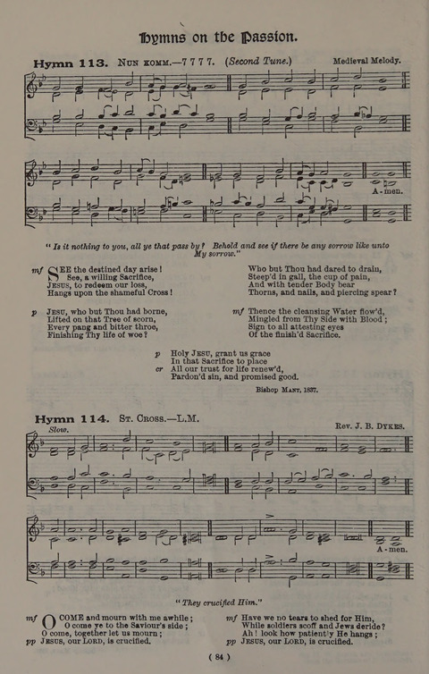 Hymns Ancient and Modern (Standard ed.) page 84