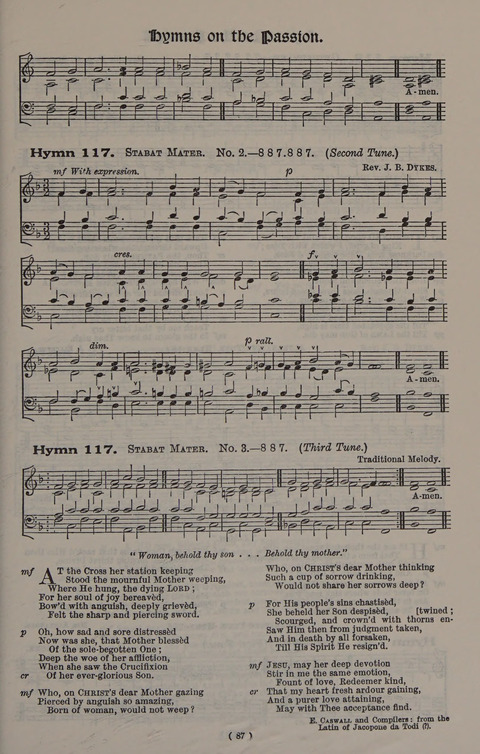 Hymns Ancient and Modern (Standard ed.) page 87