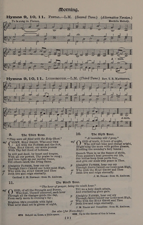 Hymns Ancient and Modern (Standard ed.) page 9